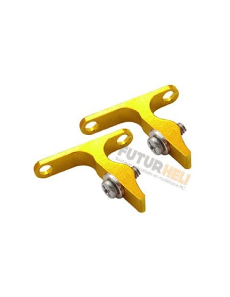Support servo alu jaune option blade 200SRX