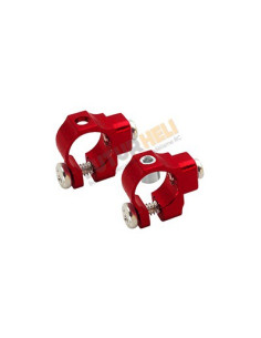 Support tube de queue alu rouge option Blade 200SRX