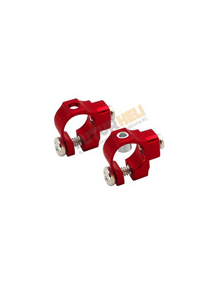 Support tube de queue alu rouge option Blade 200SRX