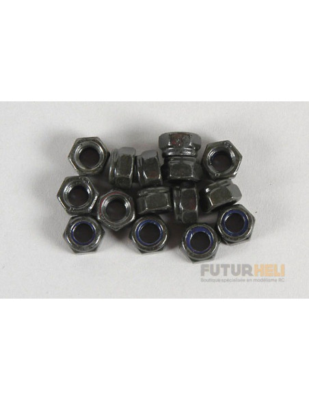Ecrou nylstop M5 15 pièces