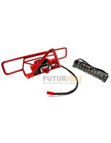 Bumper Avec treuil et Led Option SCX-10