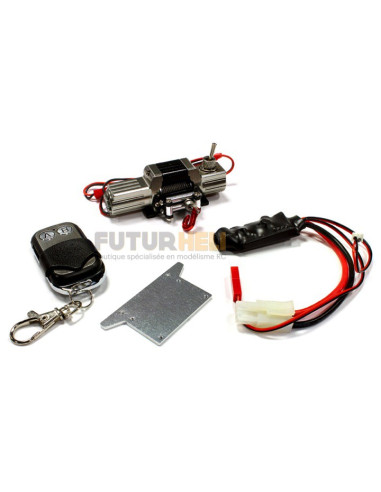 Treuil électrique crawler 1/10eme + télécommande Gun