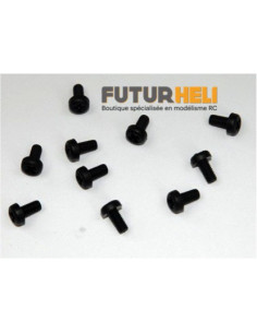 Vis M3 Nylon TC noir (x10)