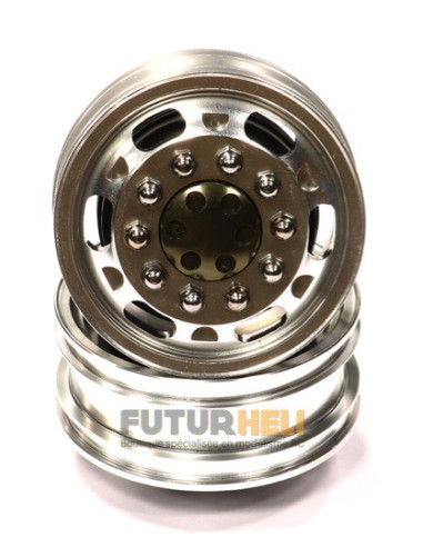 Jante Avant Alu Noir Camion Tamiya