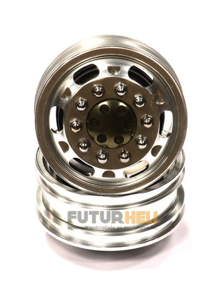 Jante Avant Alu Noir Camion Tamiya