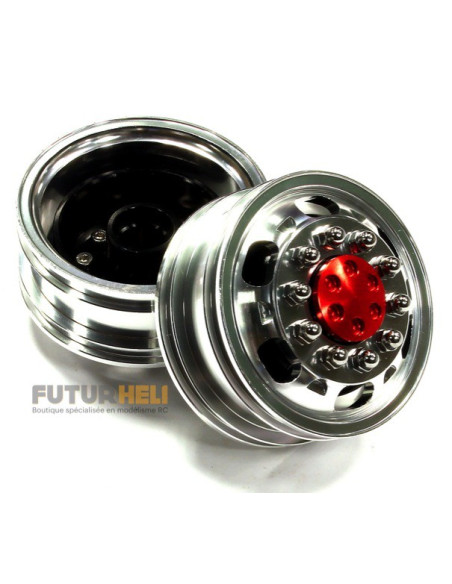 Jante Avant Alu Rouge Camion Tamiya