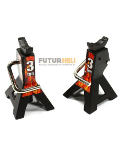 Chandelles acier réalistes "scale"