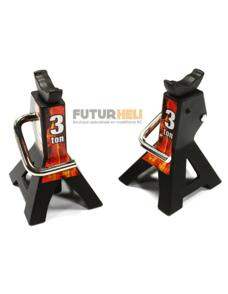 Chandelles acier réalistes "scale"