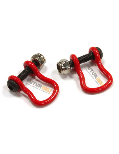 Crochet de remorquage Crawler "Scale" 1/10eme rouge