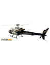 Ecureuil AS350 +mécanique +tête tripale +lumières et Cockpit . - vue 3