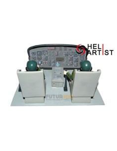 Cockpit MD500 avec pilotes Heliartist 2