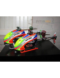 Support pales alu vert Option Blade 200SRX 2