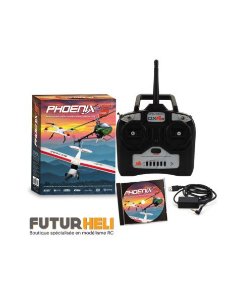 Simulateur Phoenix V5.0 + radio DX4 Spektrum
