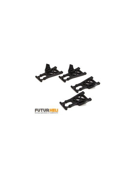 Set triangles de suspension Ruckus-torment-rally 1/18eme ECX RC