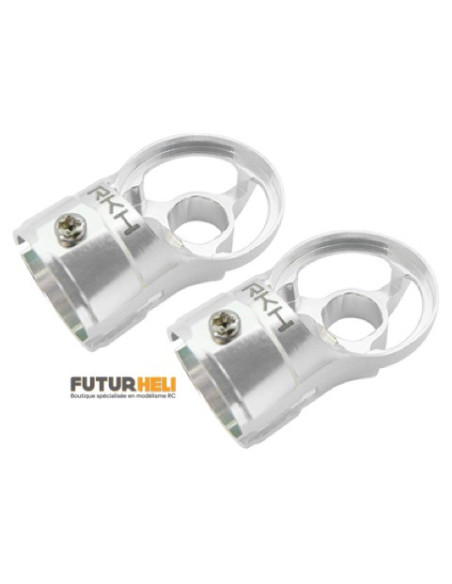 Support moteur Alu argent option Blade 200QX RakonHeli