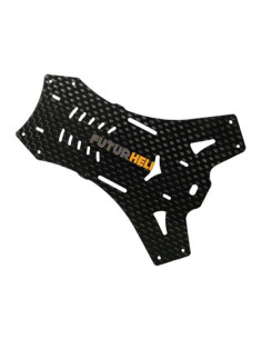 200QX457-CF Plaque châssis supérieure carbone blade 200QX Option Rakonheli