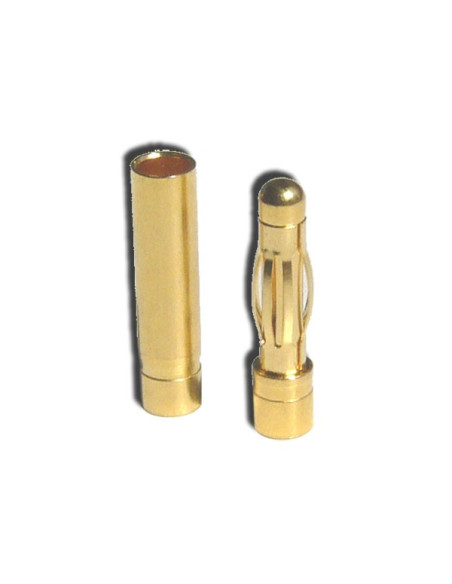 Contact Or 4 mm Male + Femelle