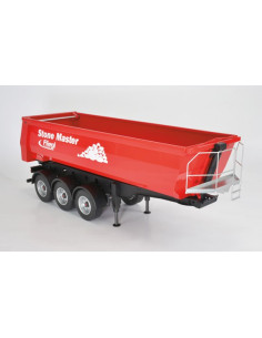 Remorque benne Chantier Stone Master camion 1/14eme 2