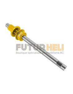 Axe anticouple + poulie jaune Blade 300X/CFX Rakonheli
