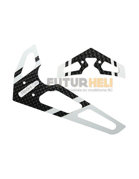 Empennage noir argent blade 300X-300CFX Rakonheli 300CFX854-S