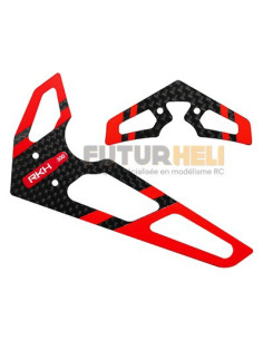 Empennage noir rouge blade 300X-300CFX Rakonheli 300CFX854-R