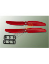 Helice 5x3 rouge Rotation gauche