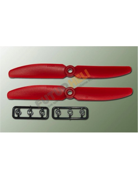 Helice 5x3 rouge Rotation droite
