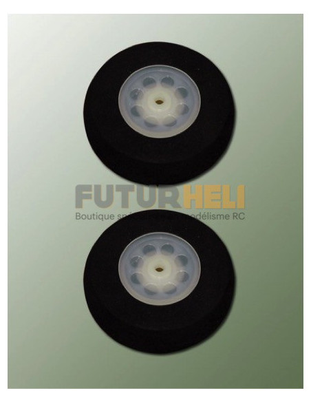 Roues mousse 65mm (x2))