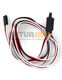 Rallonge Servo Sécurité Futaba 900mm (0,32mm2)