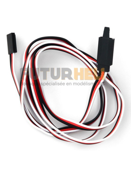Rallonge Servo Sécurité Futaba 900mm (0,32mm2)