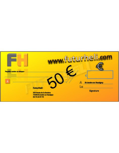 Chèque Cadeau de 50 à 500 € Futurheli