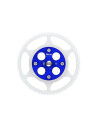 Couronne 104T delrin avec centre alu Bleu blade 180CFX Oprtion Rakonheli