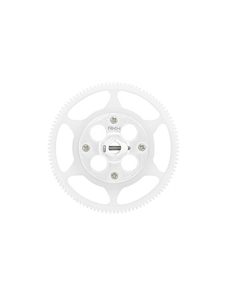 Rakonheli 180CFX303-S Couronne 104T delrin avec centre alu argent blade 180CFX