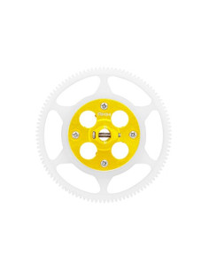 Rakonheli 180CFX303-Y Couronne 104T delrin avec centre alu or blade 180CFX