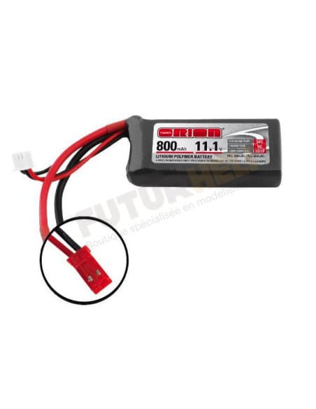 Accu lipo Orion Led 800 mAh  3S 11,1v 50C