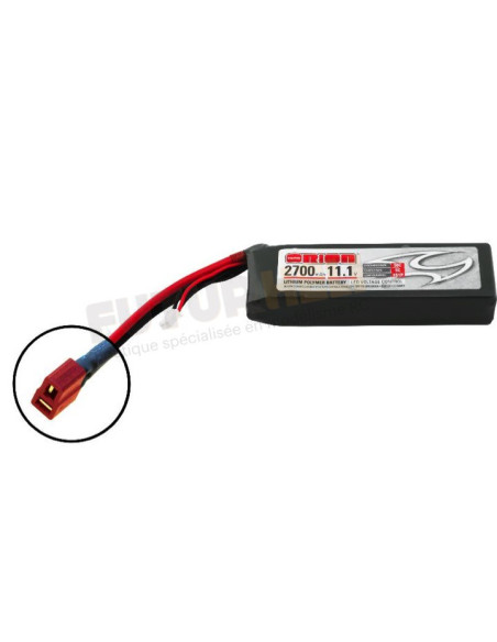 Accu lipo Orion Led 2700 MAh 3S 11,1v 50C