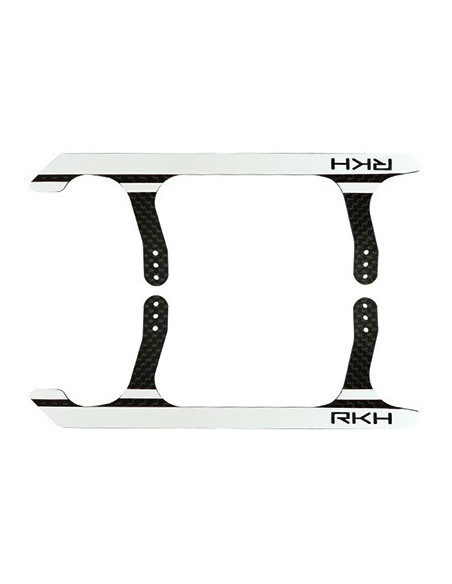 Patins seuls noir argent blade 300X-CFX Option rakonheli 300X723-S