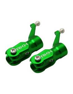 Portes pales Alu vert Blade 130S/180CFX Rakonheli