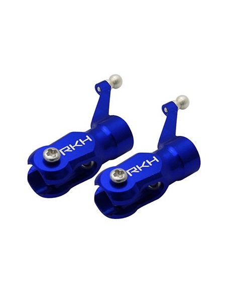 Portes pales Alu bleu Blade 130S/180CFX Rakonheli