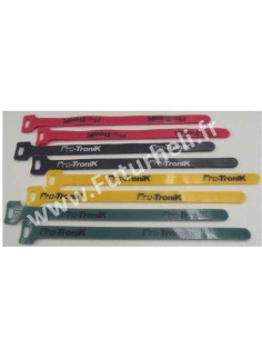 8830 Collier Velcro 23 cm 4 couleurs x 2 / Pro-tronik