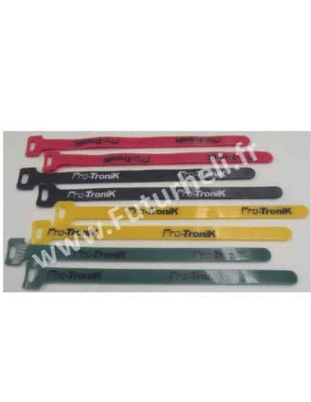 8830 Collier Velcro 23 cm 4 couleurs x 2 / Pro-tronik