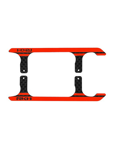 Skis de patin noir rouge blade 180CFX Rakonheli