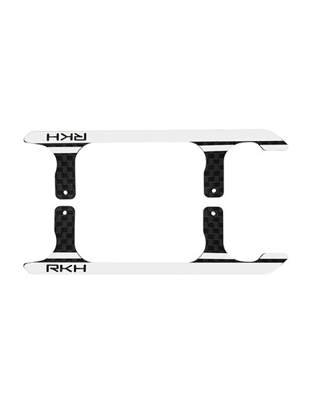 Skis de patin noir Argent blade 180CFX Rakonheli