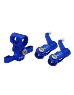 Hub + Portes pales alu Bleu blade NCPX Rakonheli