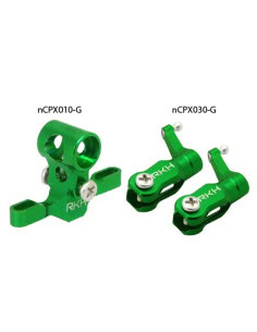 Hub + Portes pales alu vert blade NCPX Rakonheli