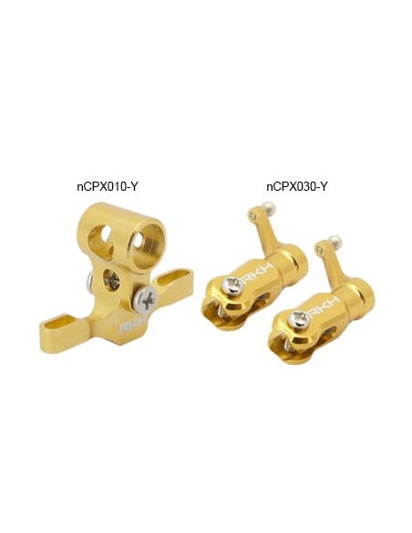 Hub + Portes pales alu or blade NCPX Rakonheli