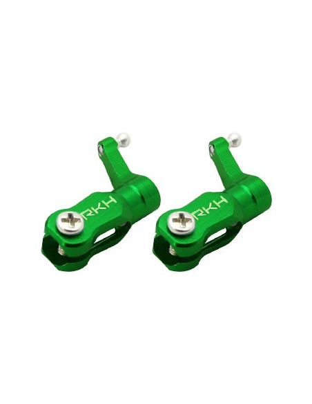 Porte pales alu vert Rakonheli blade Nano CPX