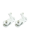 Porte pales alu argent  Rakonheli blade Nano CPX