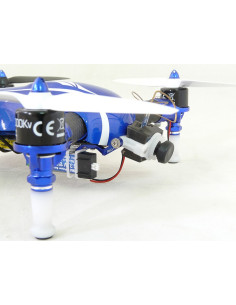 Support FPV Bleu Camera VA1100 pour blade 200QX Rakonheli 2