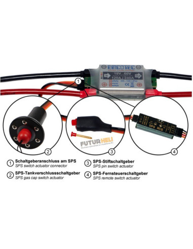 Interrupteur sécurité 70v 60/120A Emcotec A72006
